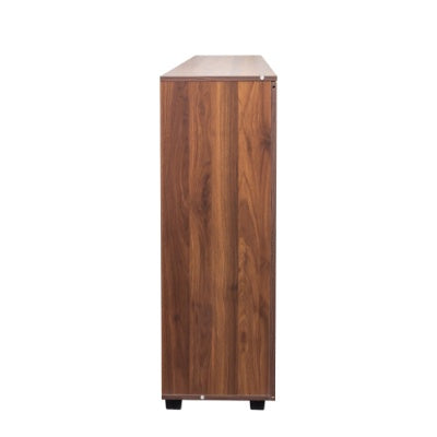 Shoe Cabinet, 5-Tier Shoe Storage Cabinet With Adjustable Shelves, Wooden Shoe Rack Organizer With Louvered Doors For Entryway, Hallway, Bedroom, Closet, Living Room