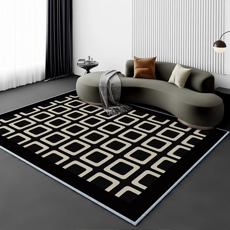 Living Room Carpet Fully Covered Bedroom And Household Sofa Table Carpet Bedside Stain-resistant Non-slip Foot Mat