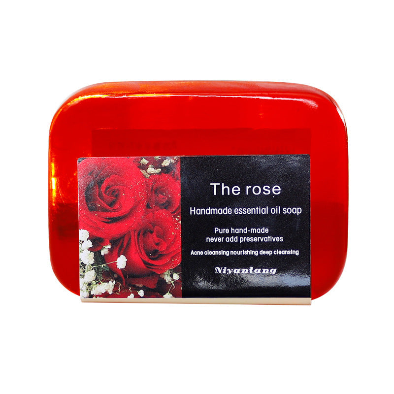 Plant Series Rose Jasmine Series Essential Oil Soap Clean Bath Handmade Soap