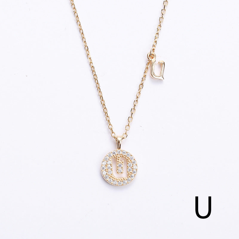 English alphabet necklace