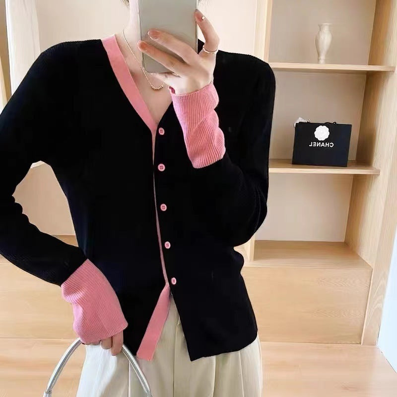 Wool Sweater Cardigan Temperament Long Sleeve Coat