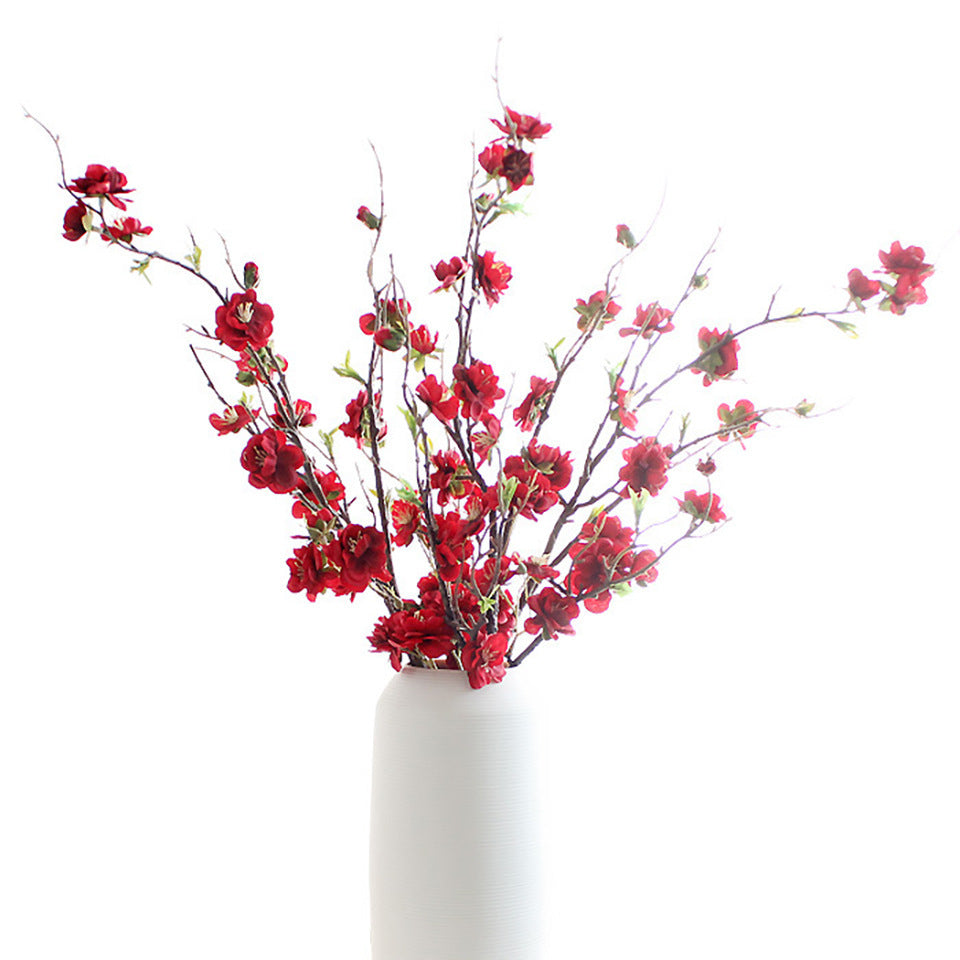 Long 26-head Artificial Wintersweet Branch Fake Flower Soft Decoration