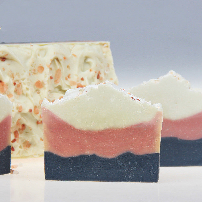 Sea salt handmade soap cleansing