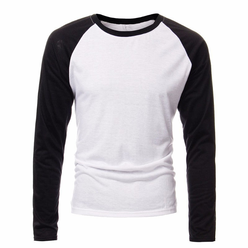 Men's Casual Long Sleeve Round Neck Skin Care T-Shirt