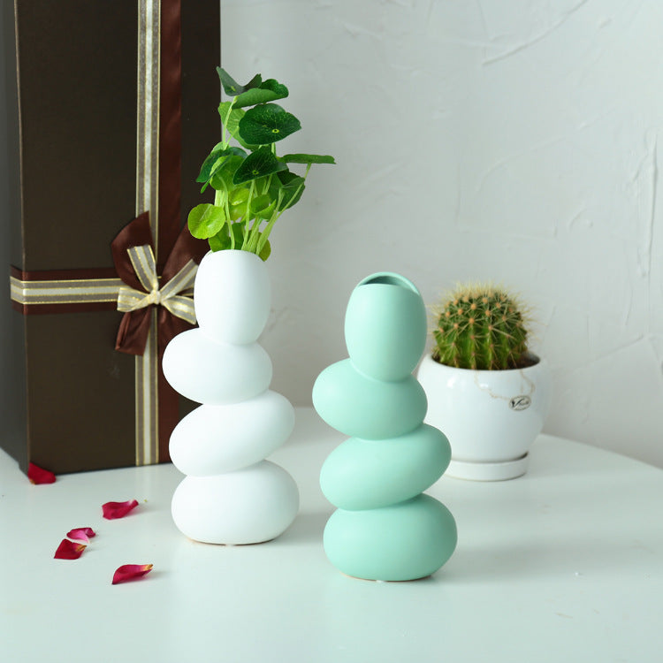 Simple Ceramic Hydroponic Vase Decoration Ornaments