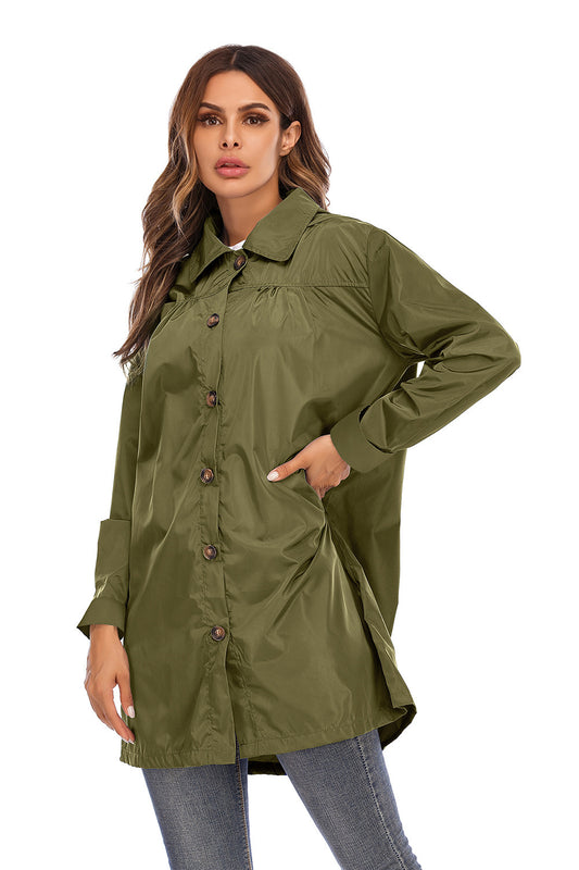 Women's Waterproof Clothing Outdoor Hooded Waterproof Raincoat Jacket