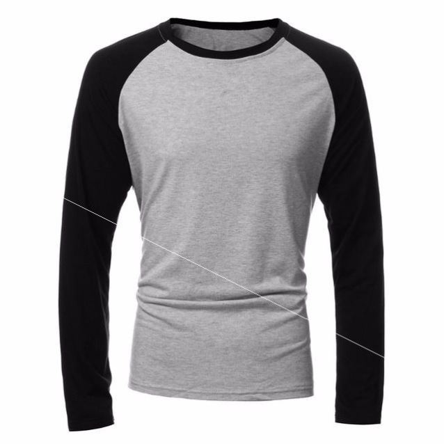 Men's Casual Long Sleeve Round Neck Skin Care T-Shirt