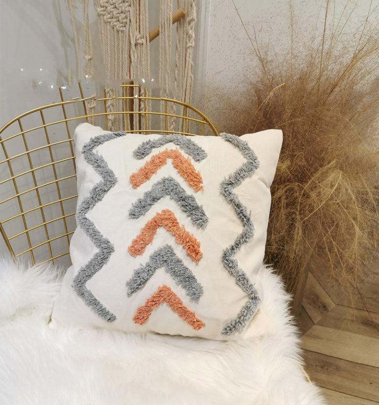 Nordic Moroccan Tufted Dot Pillow Cover Home Pillow Cushion