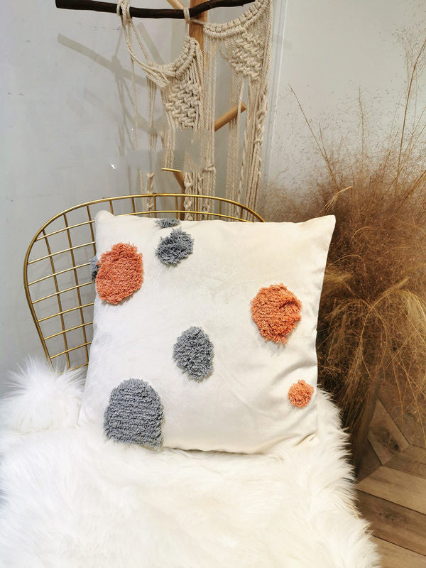 Nordic Moroccan Tufted Dot Pillow Cover Home Pillow Cushion