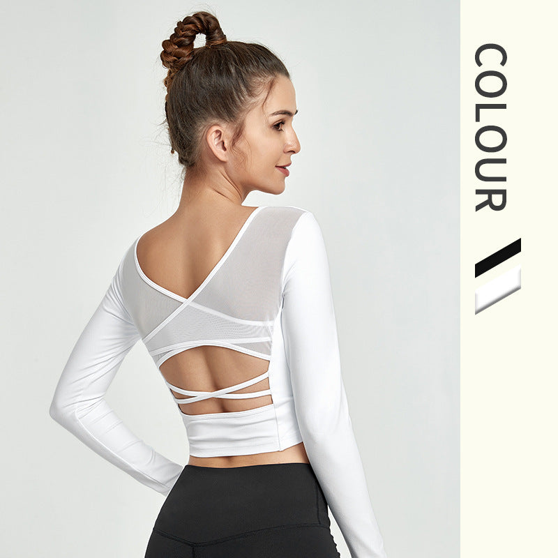 Slim imitation cotton thickened fitness yoga suit