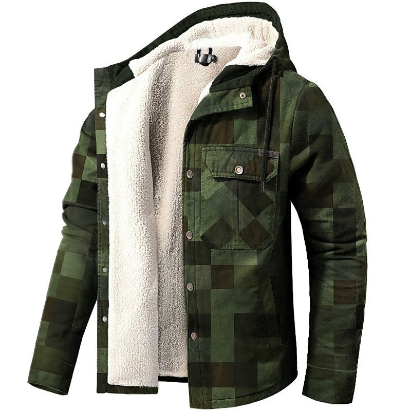 Thickened Loose Men's Clothing Fleece Jacket