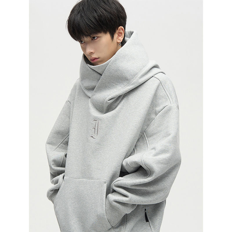 American High Street Heavy Fleece-lined Thickened Hooded Sweatshirt