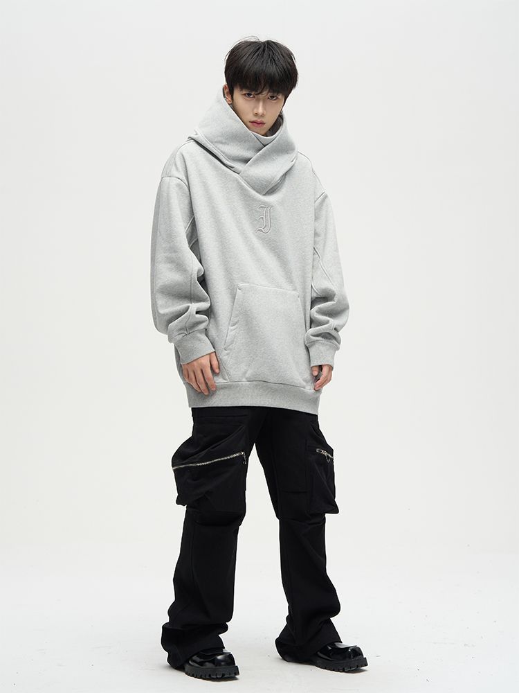 American High Street Heavy Fleece-lined Thickened Hooded Sweatshirt