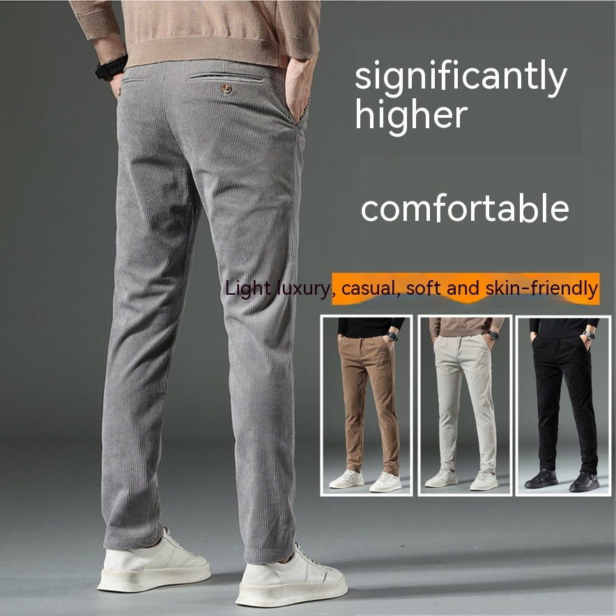 New Style Fashion Elastic Casual Long Pants Men's Pants Spring And Autumn New Men's Jeans Slim Fit Skinny