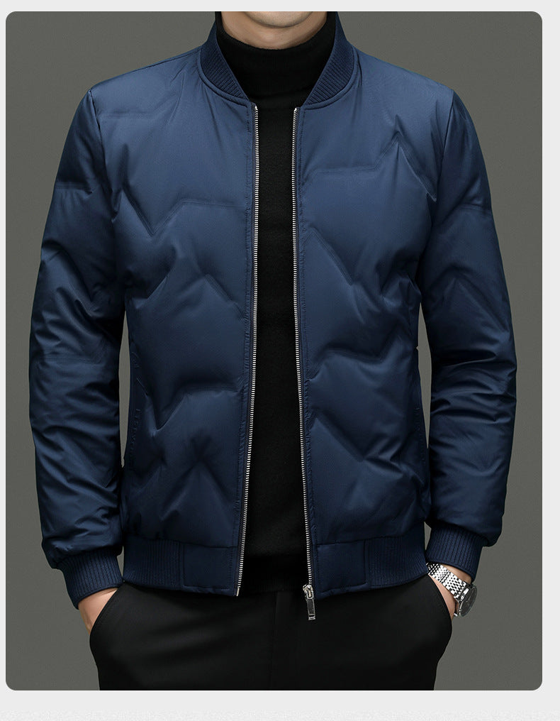 90 Duck Down Winter Men's Business Casual Light Thin Warm Down Jacket