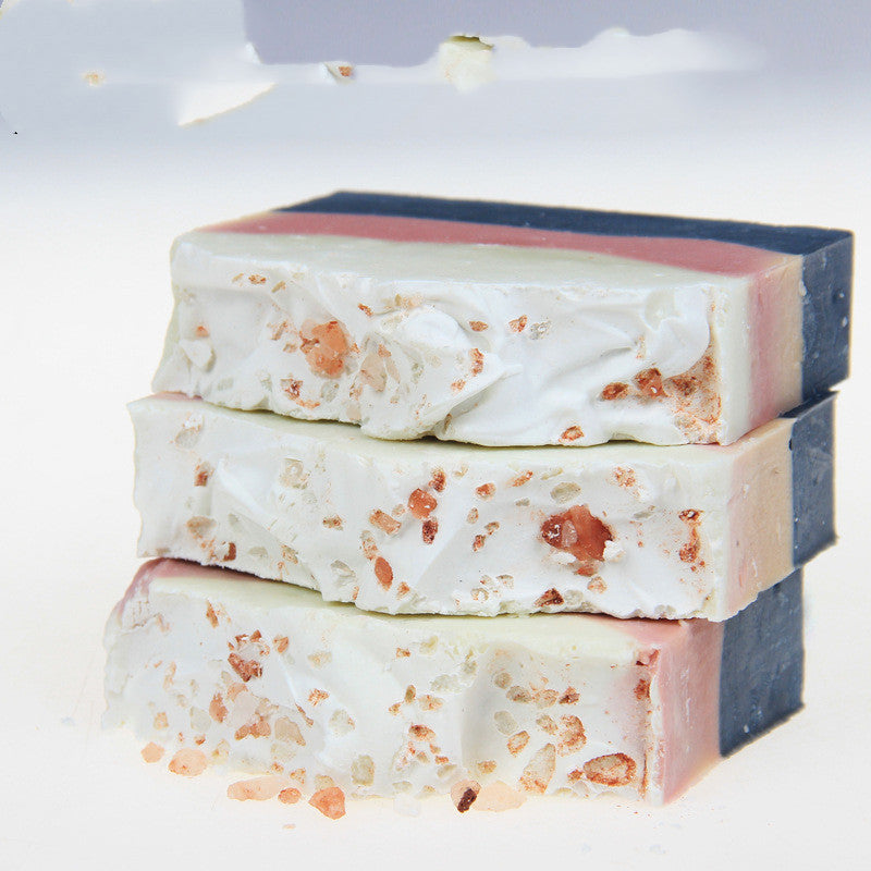 Sea salt handmade soap cleansing