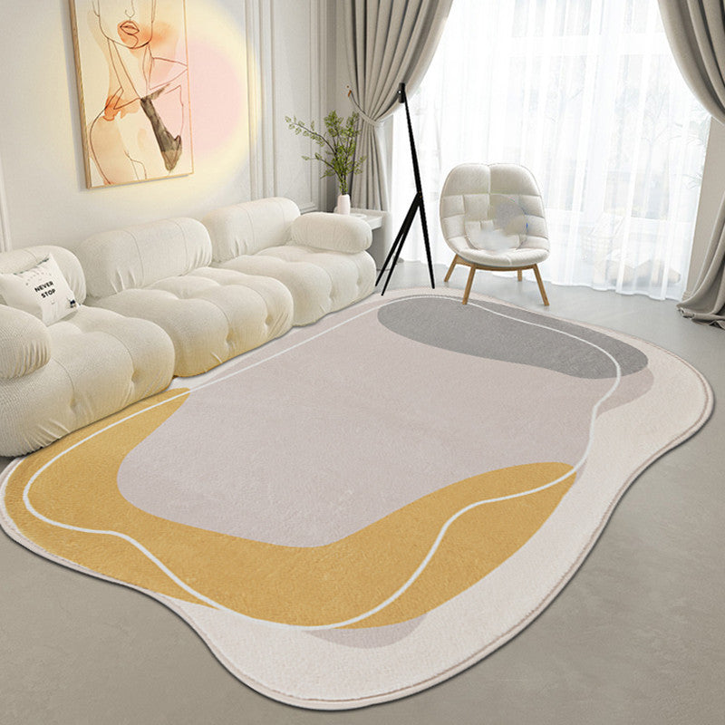 Cashmere Floor Mat Nordic Light Luxury Irregular