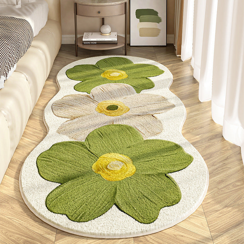 Household Fashion Personalized Flower Printed Carpet