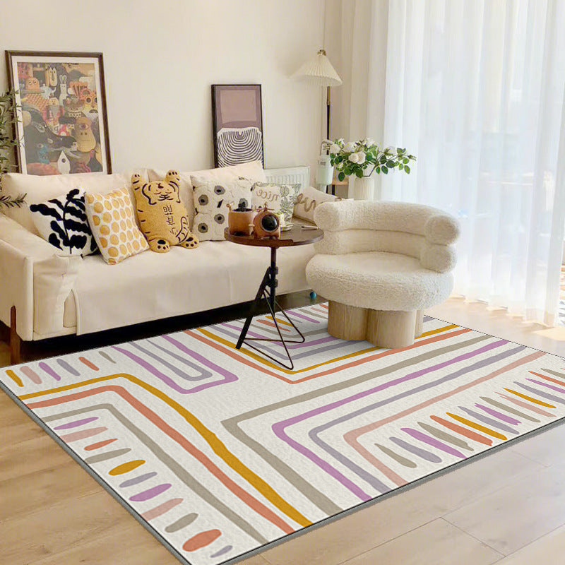 Abstract Geometric Style Living Room Carpet