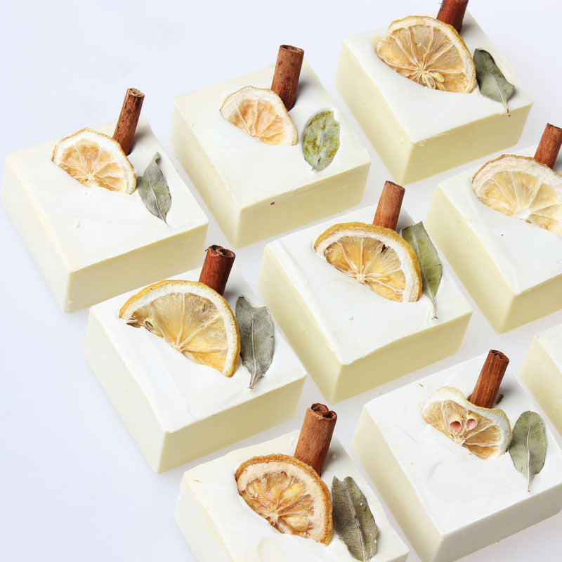 New Cinnamon Lemon Handmade Cold Process Soap