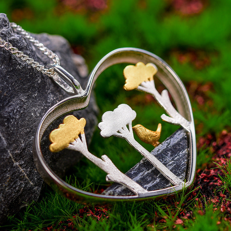 Lady cloud Sterling Silver Pendant