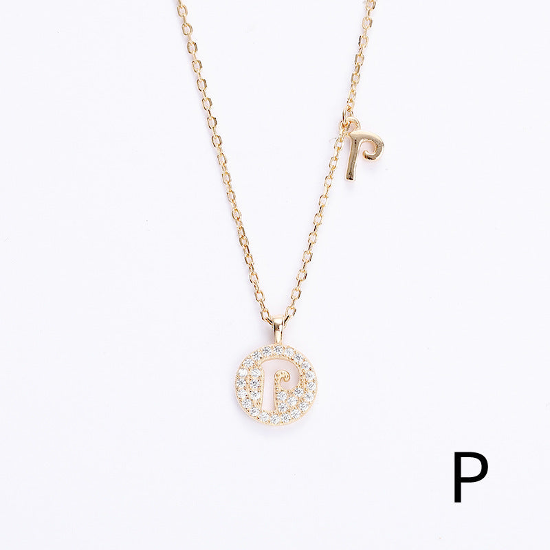 English alphabet necklace