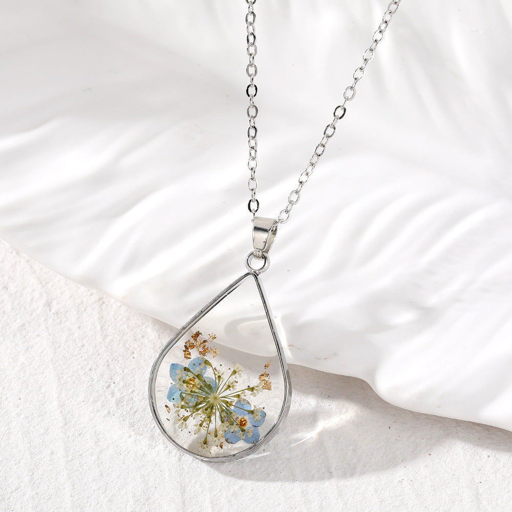 Dried Flower Necklace