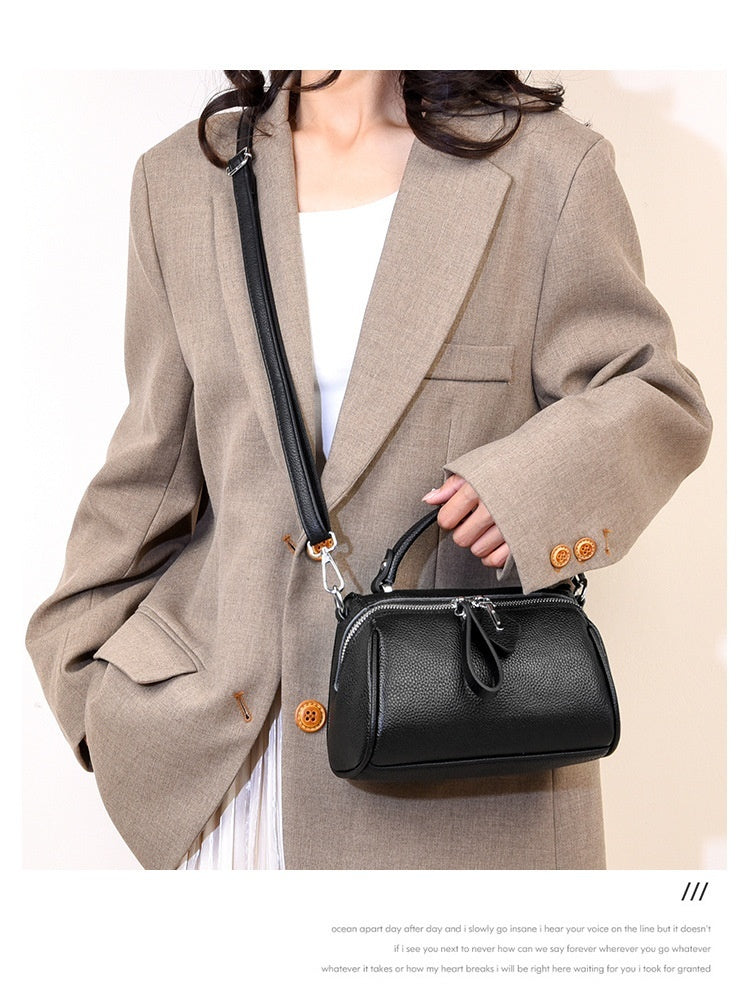 Leather Large Capacity Shoulder Crossbody Bag