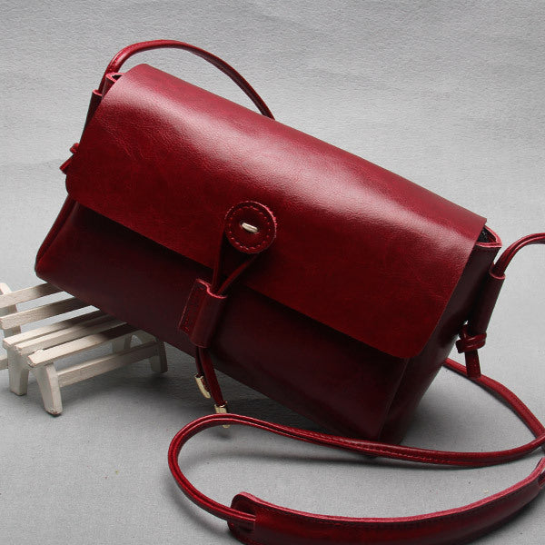 Leather bag bag buttons Korea 2015 new fashion shoulder bag ladies bags wholesale cross retro trend