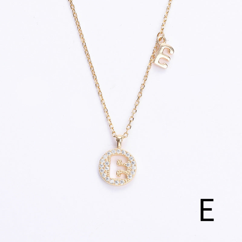 English alphabet necklace