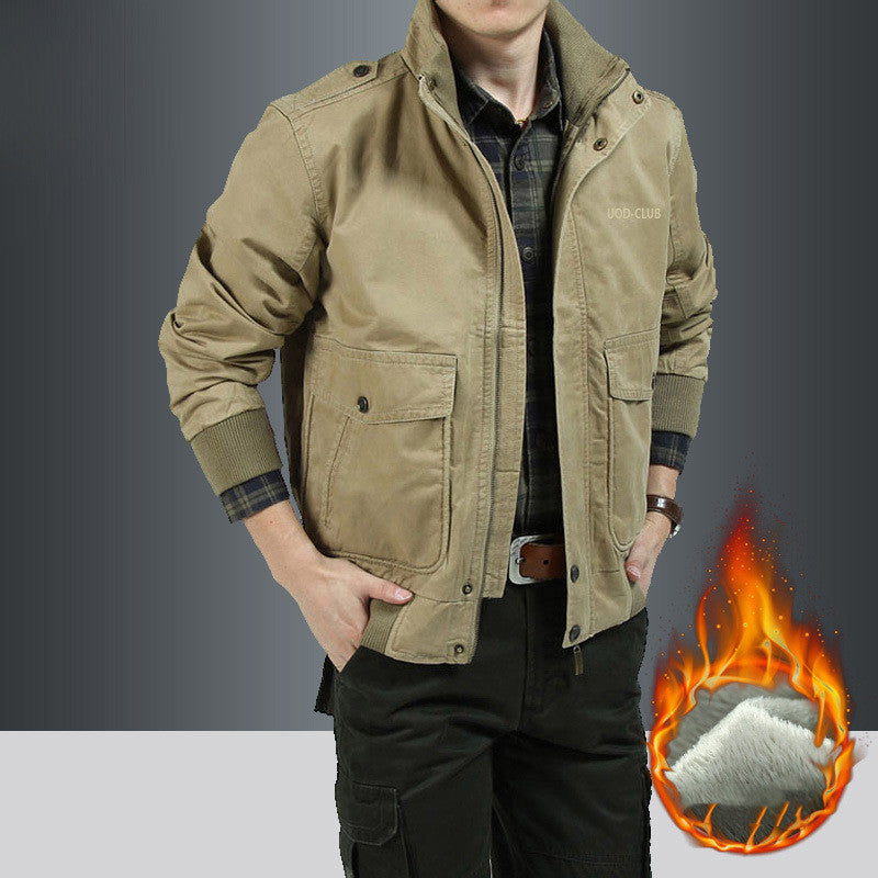 Pure Cotton Washed Casual Cotton Casual Jacket Jacket