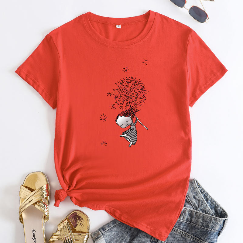 Comfort And Casual Women's Hot Sale Short Sleeve T-shirt