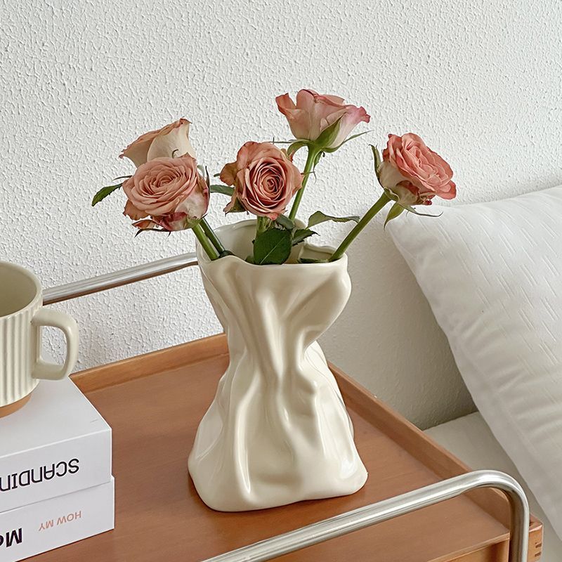 Simple Cream Style Vase Decoration Home Decoration