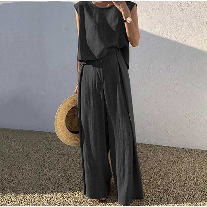 Women's Fashion Casual Loose Two-piece Suit