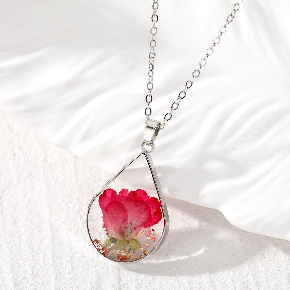 Dried Flower Necklace