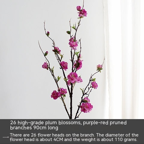 Long 26-head Artificial Wintersweet Branch Fake Flower Soft Decoration