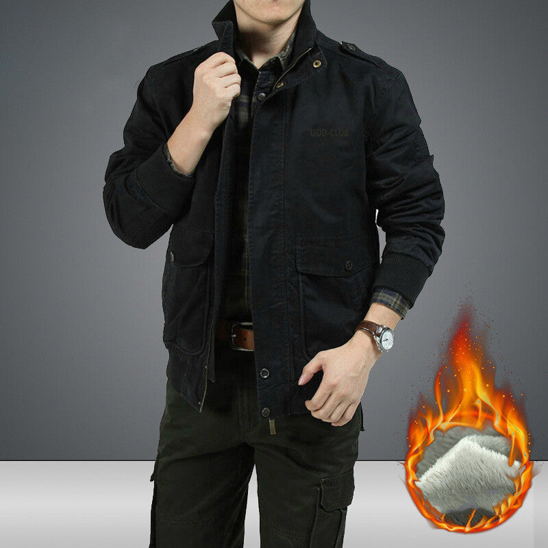 Pure Cotton Washed Casual Cotton Casual Jacket Jacket