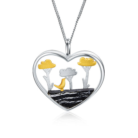 Lady cloud Sterling Silver Pendant