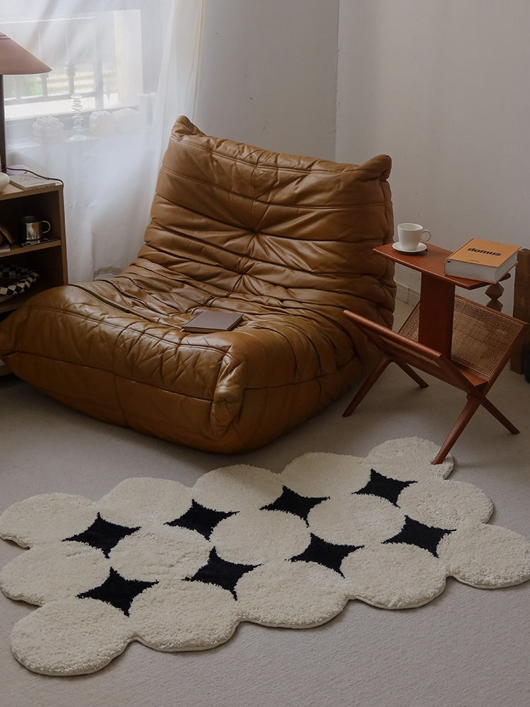 Nordic Ins Style Tufted Carpet Bedroom