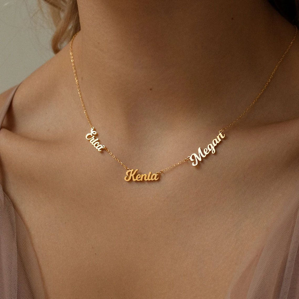 Name Custom Stainless Steel Necklace Personalized DIY