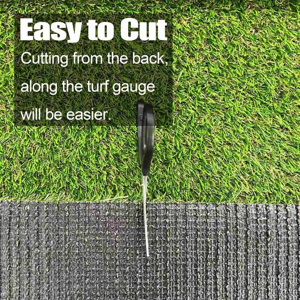 6.5ft X 15ft Artificial Turf 0.8' Mat With Drainage Holes. Fake Grass With Rubber Backing, Economical And Ideal For Indoor & Outdoor Pet Areas, Garden, Lawn, Patio & Balcony Decor