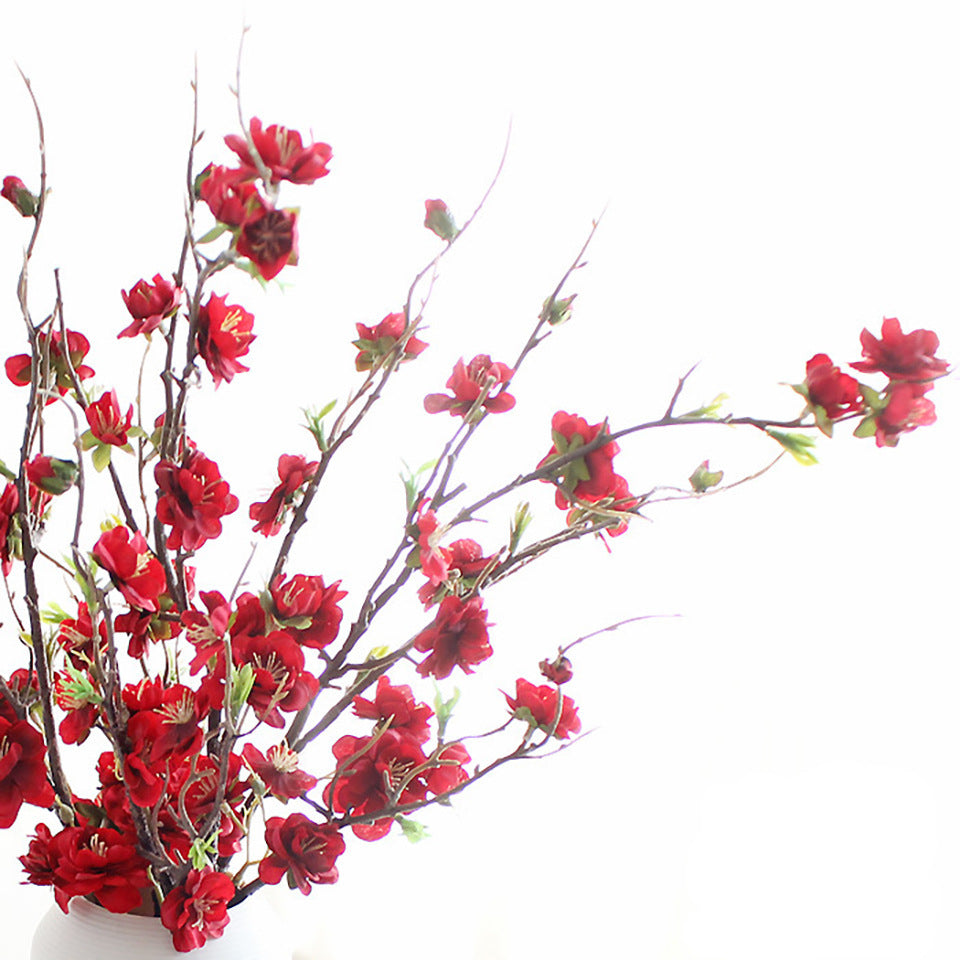 Long 26-head Artificial Wintersweet Branch Fake Flower Soft Decoration