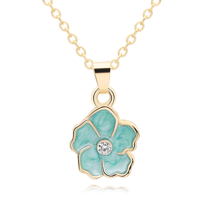 Color Cute Sun Flower Necklace