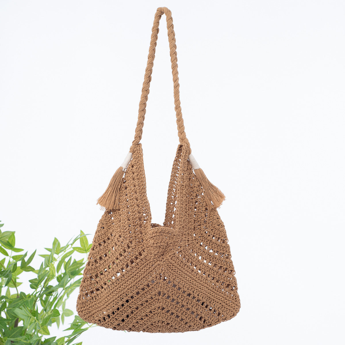 Fashion Woven Women's One Shoulder Handbag