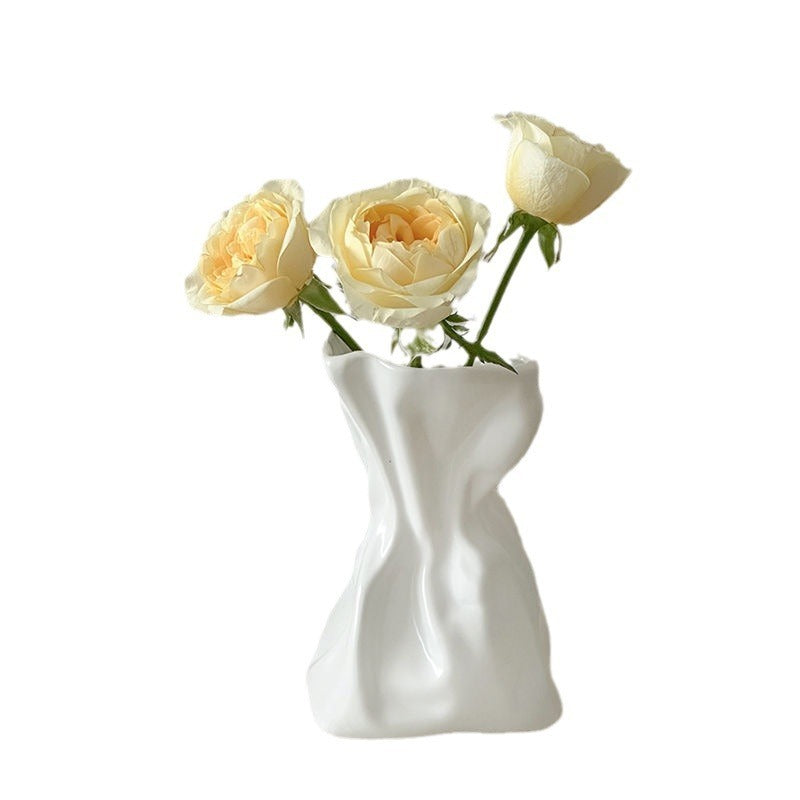 Simple Cream Style Vase Decoration Home Decoration