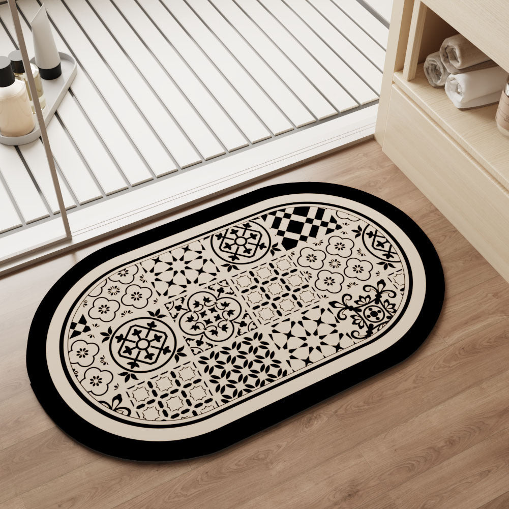 Bathroom Water-absorbing Quick-drying Carpet Household