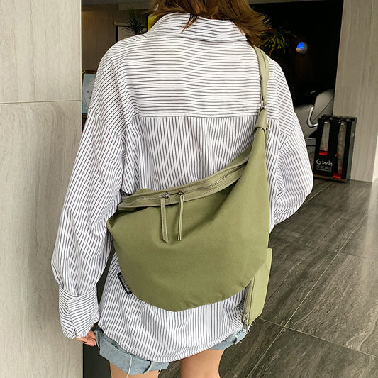 Women's Shoulder Bag Canvas Dumplings Bags Fashion Casual Crossbody Bags