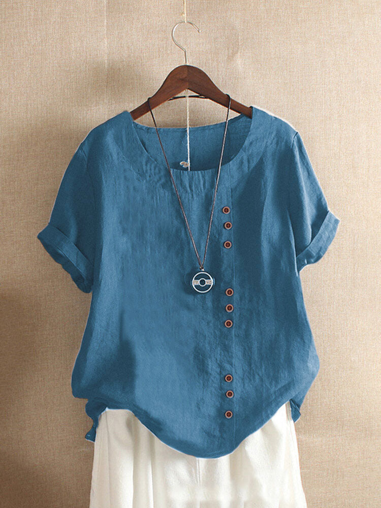 Cotton short sleeve T-shirt