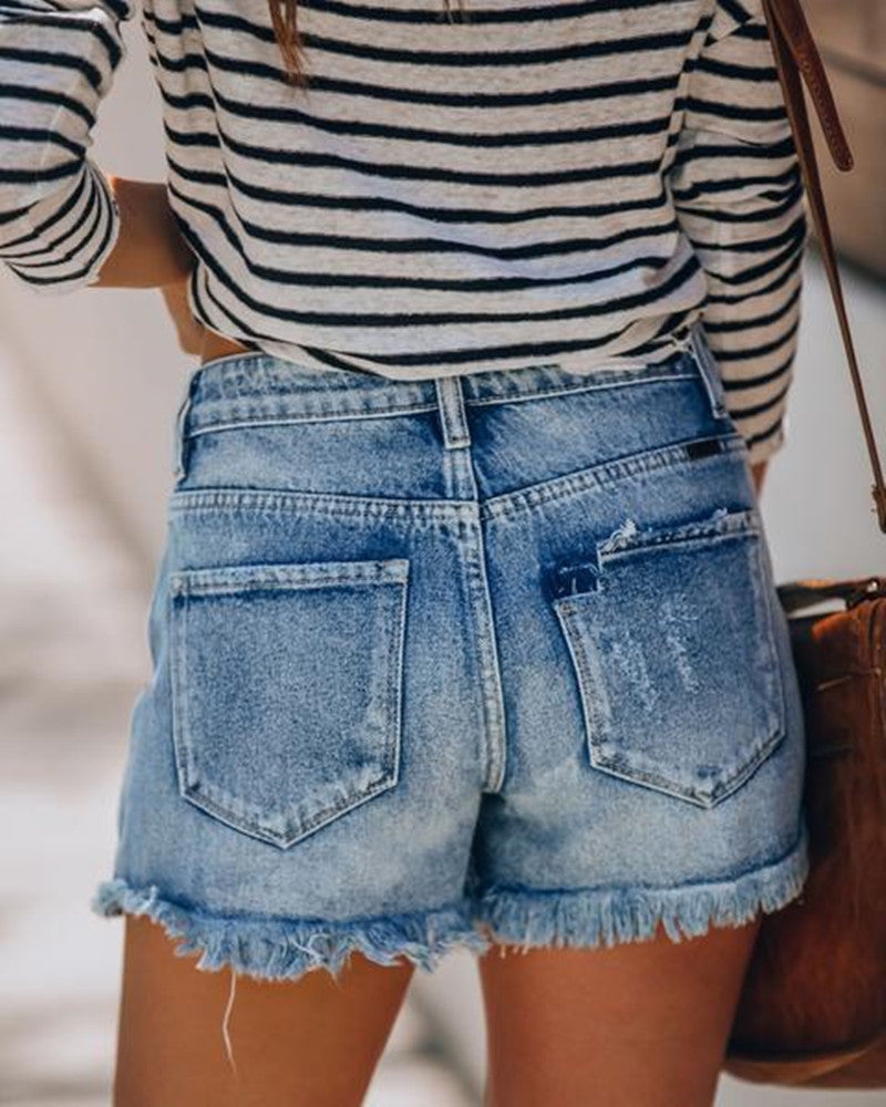 Women's casual Stretch Jeans Shorts