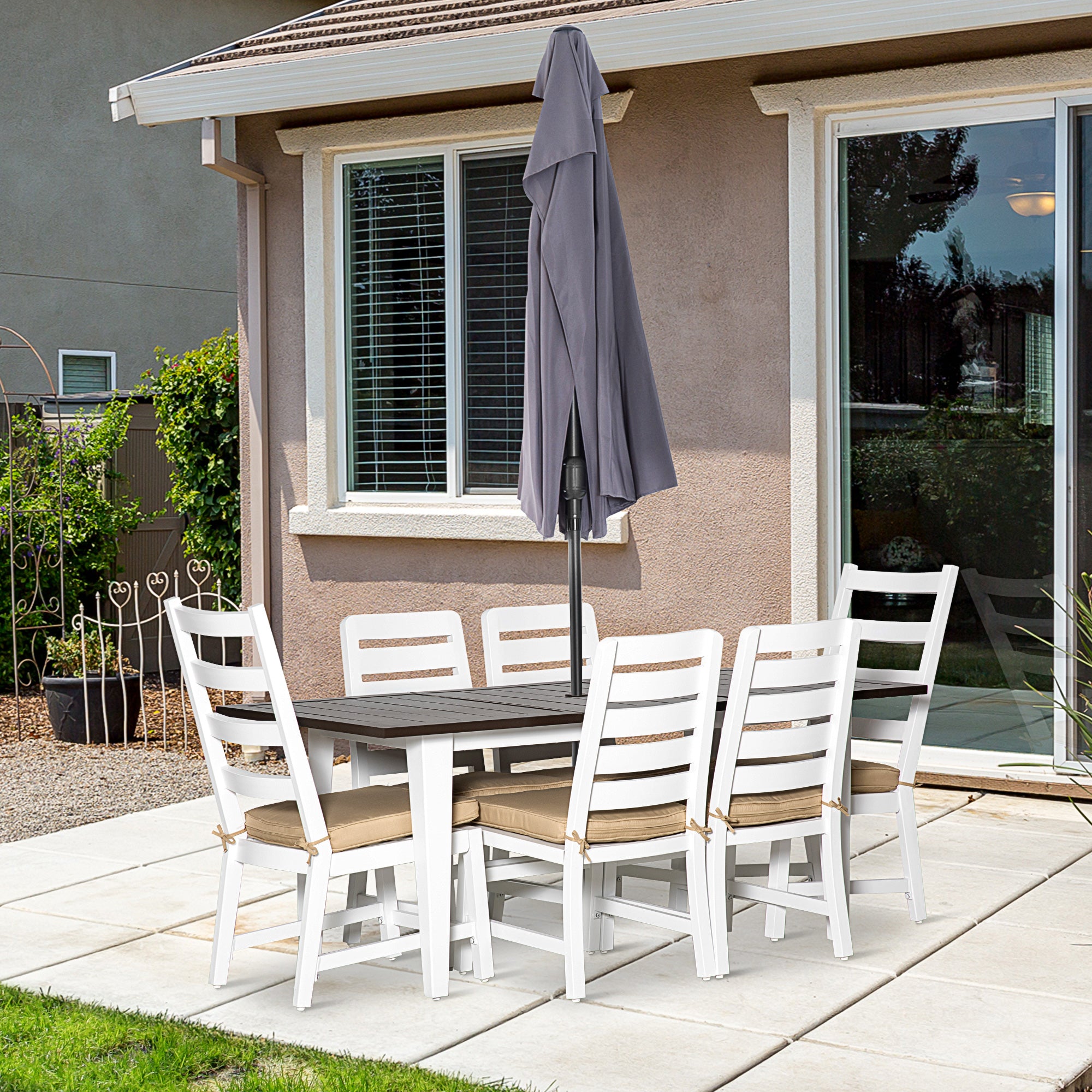 Patio Dining Set for 6